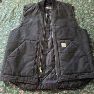 Carhartt Men's Dark Quilted Vest